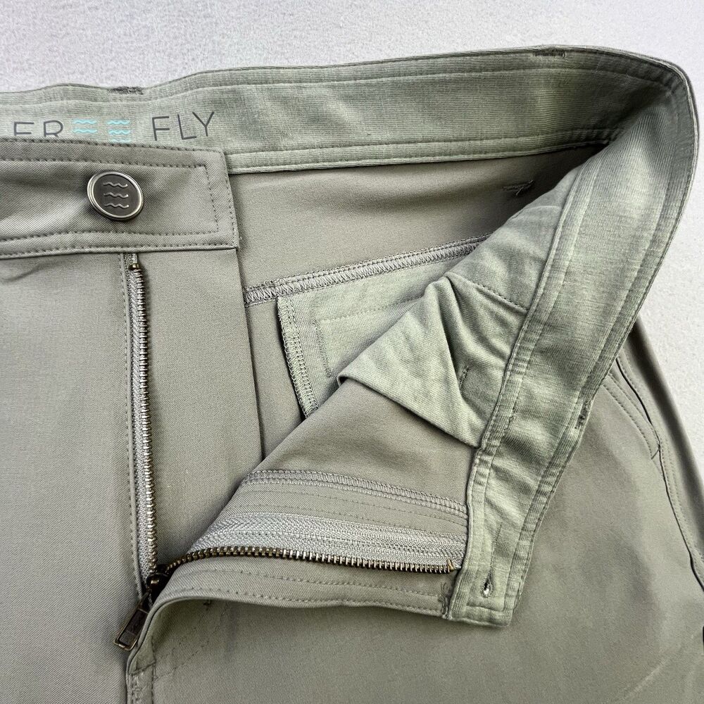 Free Fly Nomad Performance Pants Mens Size 34x32 Gray Lightweight Stretch - Picture 5 of 11